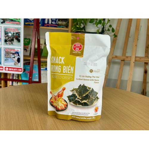 Snack Rong Biển Vị Gà Nướng Phô Mai - Bích Chi